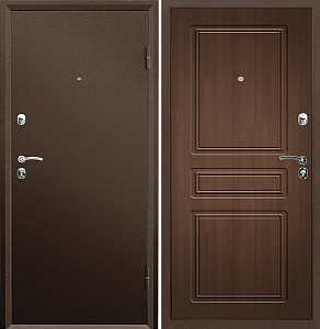 Дверь металлическая Б4 ПРАКТИК + MDF 2066/880/104 R/L