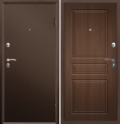 Дверь металлическая Б4 ПРАКТИК + MDF 2066/980/104 R/L